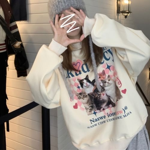 Cat hotsell brand sweatshirt