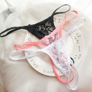 Gecko-Lace Thong