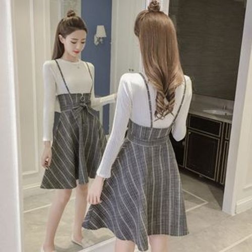 Korean jumper clearance skirt