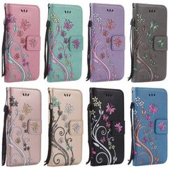 Cellsha - 花朵壓紋 iPhone 6S / 6S Plus / 7 / 7 Plus / 8 / 8 Plus / X / XS / XR / XS MAX Case Cellsha - 花朵壓紋 iPhone 6S / 6S Plus / 7 / 7 Plus / 8 / 8 Plus / X / XS / XR / XS MAX Case