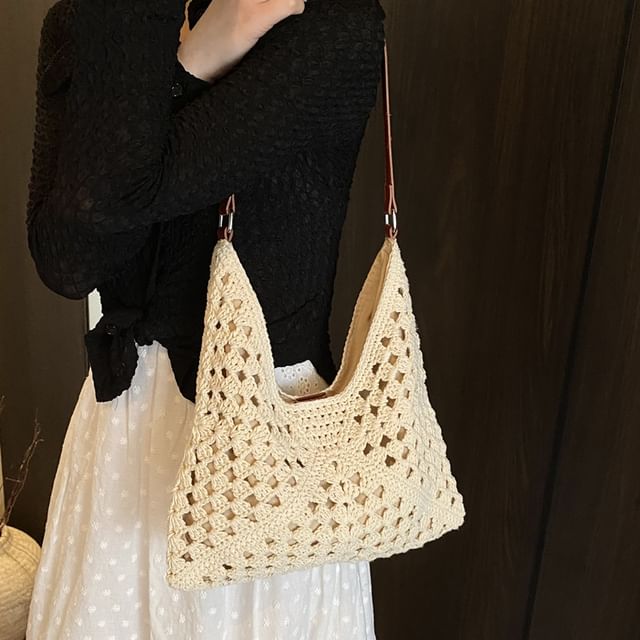 Skyglow-Crochet Shoulder Bag