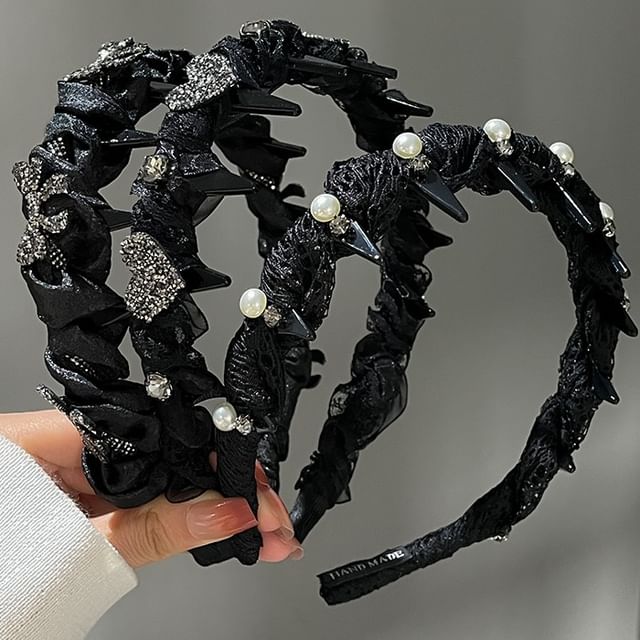 moliveny-Rhinestone Headband