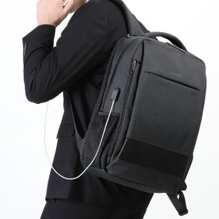 embroidered laptop backpack