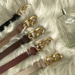 DABAGIRL - Chain-Buckle Belt DABAGIRL - Chain-Buckle Belt