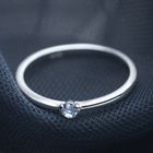 A’ROCH - Rhinestone Sterling Silver Ring | YesStyle