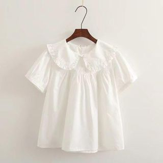 Kawaii Fairyland Short-Sleeve Peter Pan Collar Blouse Sale