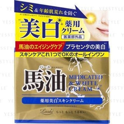 Cosmetex Roland - Loshi Horse Oil Medicated & White Cream BA | YesStyle