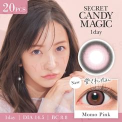 Candy Magic - Secret Candy Magic 1 Day Color Lens Momo Pink 20 pcs