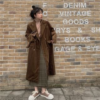 Karnel-Corduroy Blazer Coat