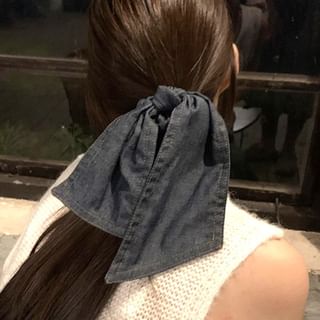 Gemsha-Denim Scrunchie