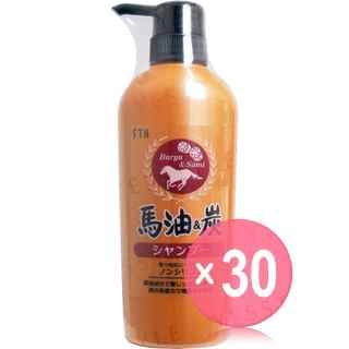 STH - Horse Oil & Charcoal Non Silicone Shampoo (x30) (Bulk Box)