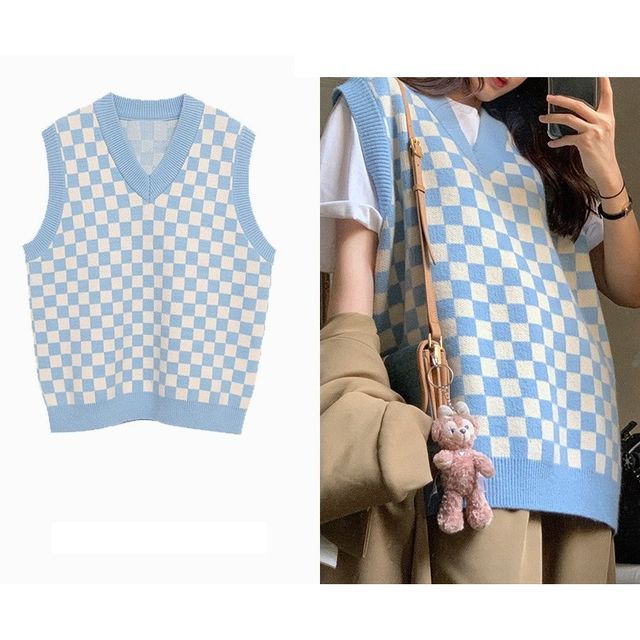 Pullunder Paola Damen Pullunder Dunkelblau Strick Oberteil