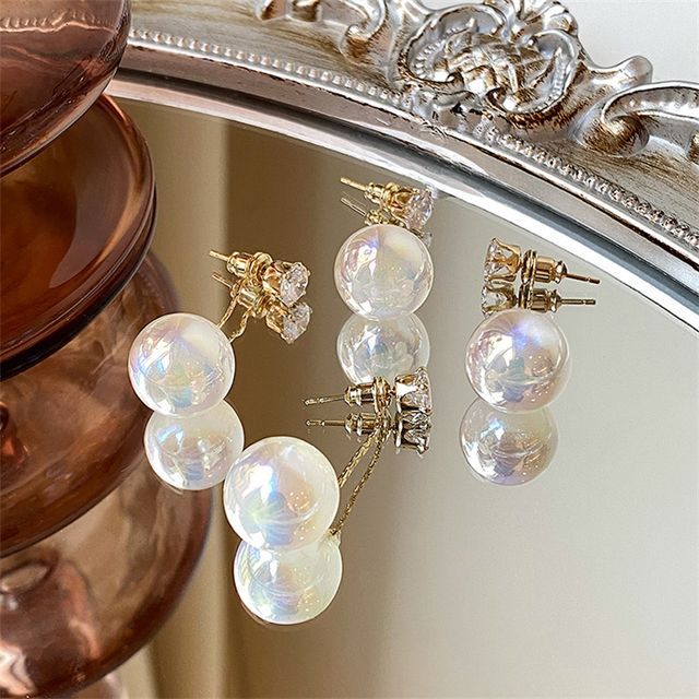 Kamuel-Bead Drop Earring