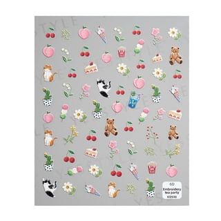 MEKO-Embossed Nail Stickers A