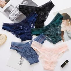 Croix - Side-Tie Lace Panties