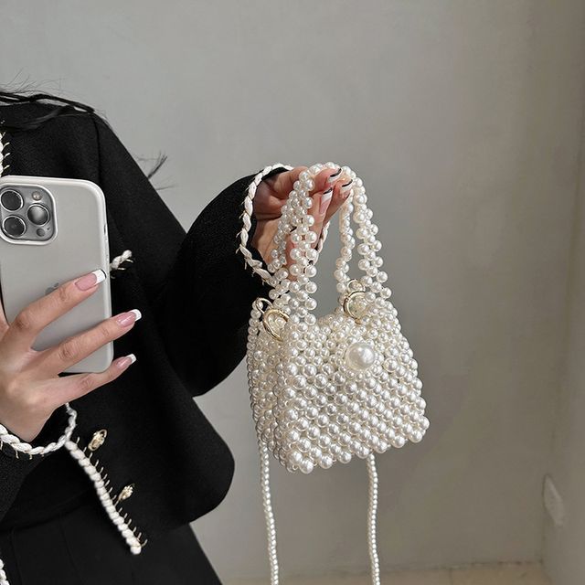 Mulgam-Beaded Crossbody Bag