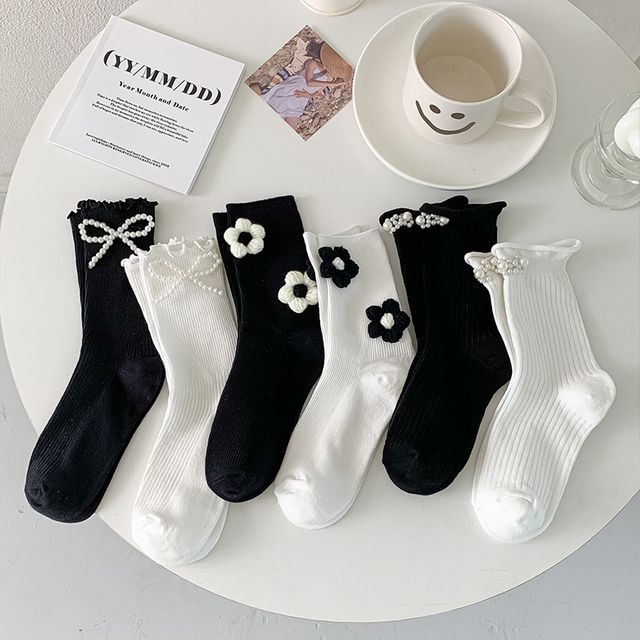 Mimiyu-Crew Socks Set
