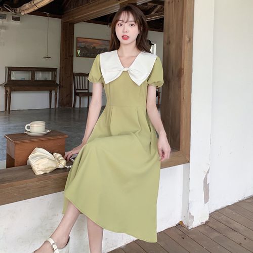 retro gingham dress Roman Retro Gingham Puff Dress ~ HANDMADE L