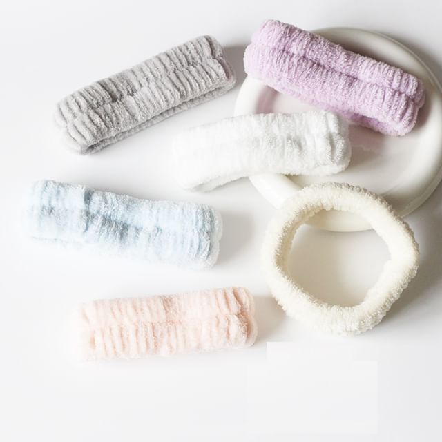 Kawano-Plain Face Wash Headband
