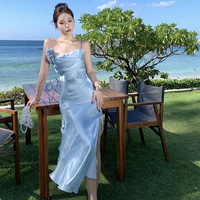blue boheme dress Ellianna Maxi Dress in Blue