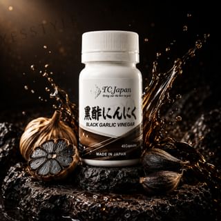 TC JAPAN - Black Garlic Vinegar Half Bottle