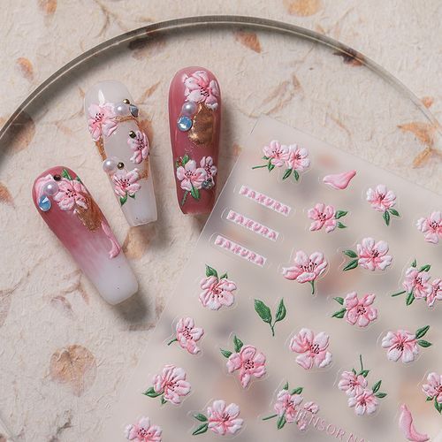 Cherry Blossom Nail Art | Milton ON