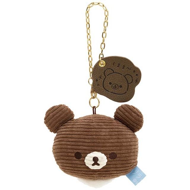 SanX SanX Chairoikoguma Plush Toy with Keychain YesStyle