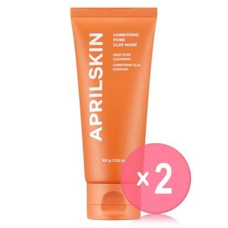 APRILSKIN - Carrotene Pore Clay Mask 2pcs Bundle Set