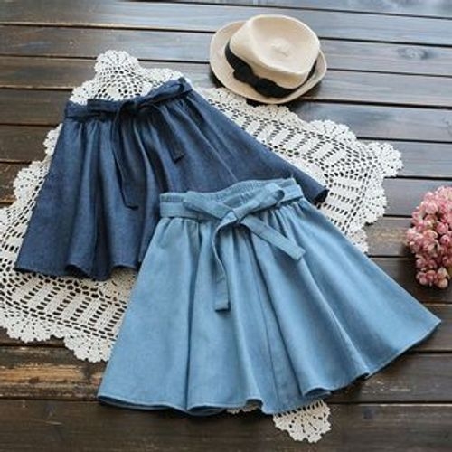 YOYO Denim Mini Skirt YesStyle