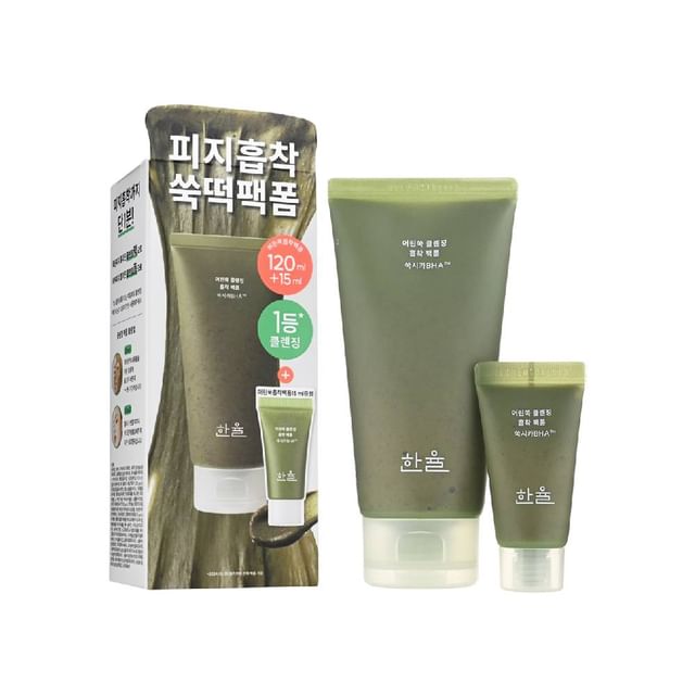 HANYUL - Pure Artemisia Deep Clarifying Mask To Foam Cleanser Set