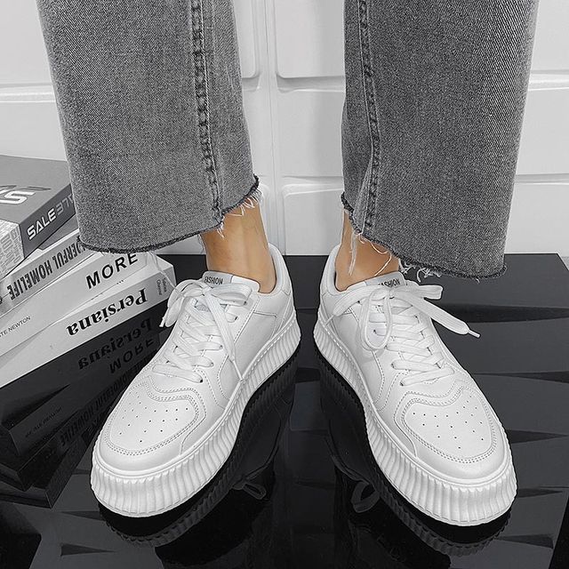 Tanzanite-Platform Sneakers