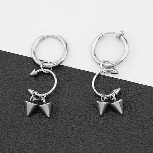 Juanitro-Studs Hoop Earring Clip-On Earring