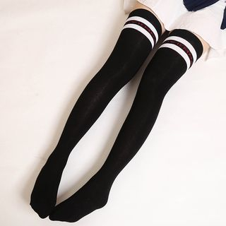 Loville - Thigh High Socks (Various Designs) | YesStyle
