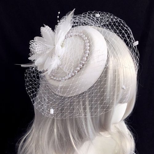  BCDlily Fascinator Hats Elegant Church Hats for Women