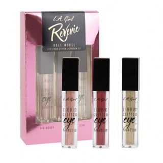 L.A. Girl Cosmetics - Reverie Holiday Collection - Role Model Liquid Glitter Eyeshadow Set