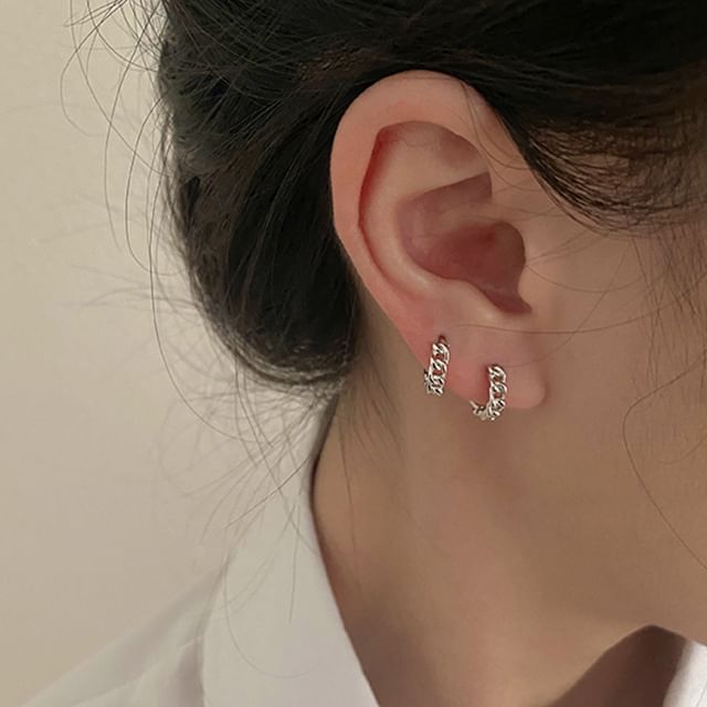 Jael-Chain Huggie Earring