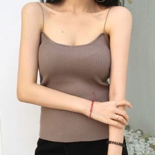 [$14] YesStyle Glen Glam Knit Camisole Top (Light Pink)