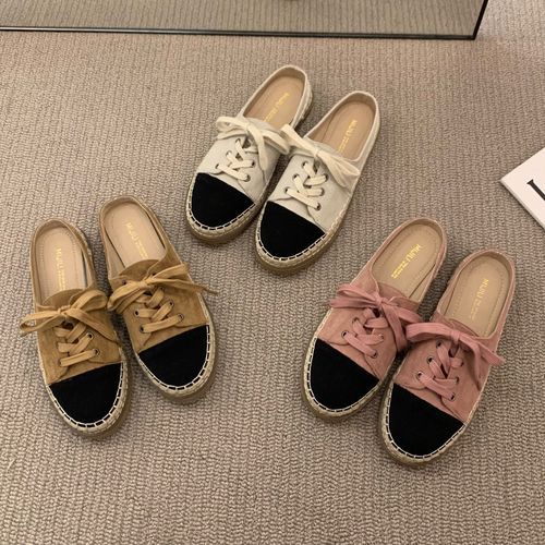 Espadrille on sale flat mules