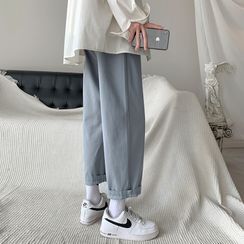 Skeggi - Cropped Straight-Fit Pants Skeggi - Cropped Straight-Fit Pants