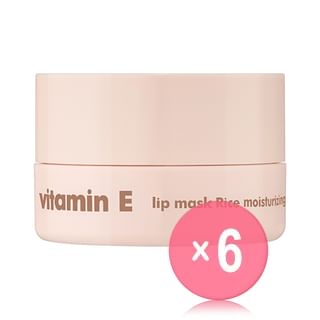 THE FACE SHOP - Vitamin E Lip Mask Rice (x6) (Bulk Box)