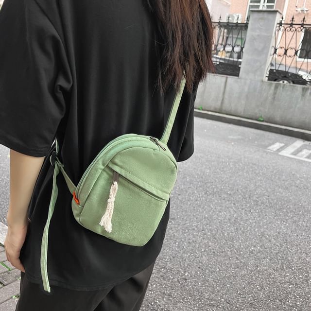 Milha-Canvas Mini Crossbody Bag