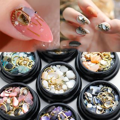 WGOMM - Faux Pearl Shell Nail Art Decoration WGOMM - Faux Pearl Shell Nail Art Decoration