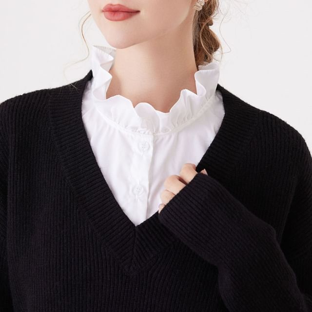MIOW-Ruffle Stand Decorative Collar