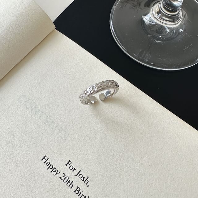 Forainer-925 Sterling Silver Open Ring