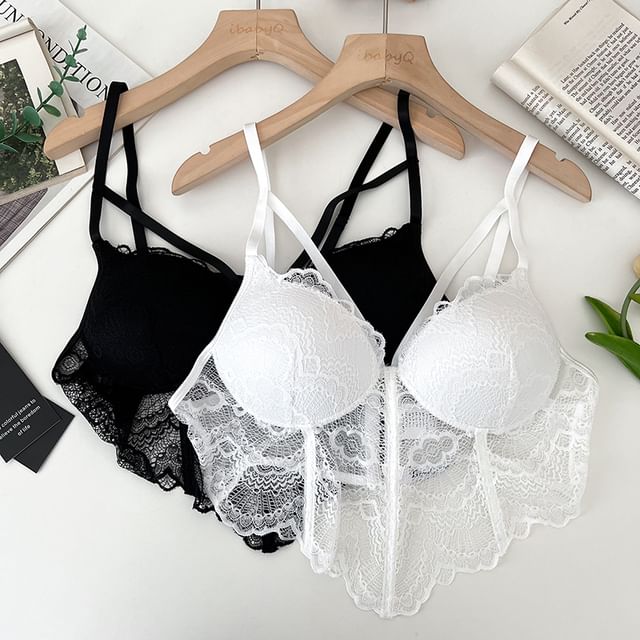 DIYI-Lace Bra Top