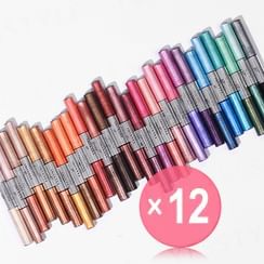 TSUVIMI - Two Tone High Shine Eyeshadow (x12) (Bulk Box)