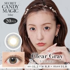 Candy Magic - Secret Candy Magic 1 Day Color Lens Clear Gray 20 pcs
