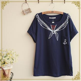 Fairyland - <i>Trompe L'oeil</i> Sailor T-Shirt | YesStyle
