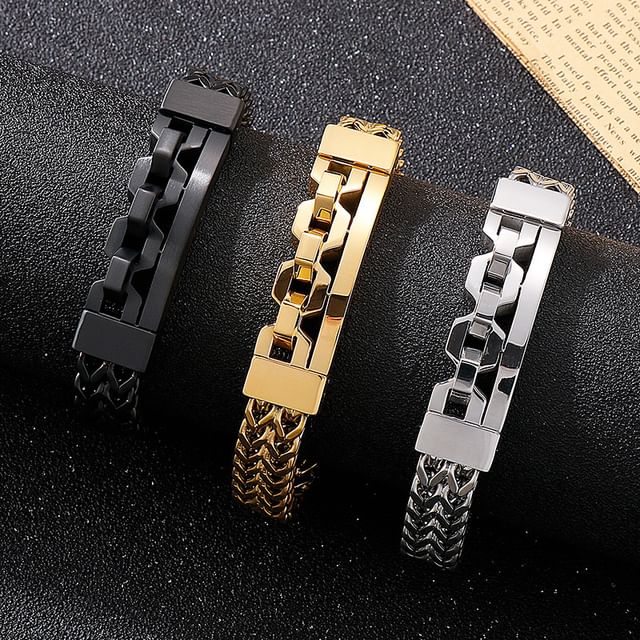 Tenri-Plain Wheat Chain Bracelet