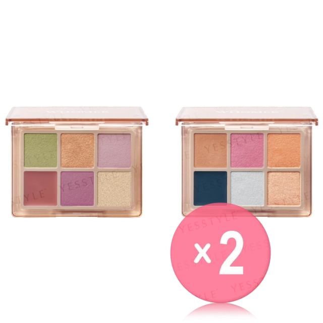WHOMEE-Eyeshadow Palette 2pcs Bundle Set